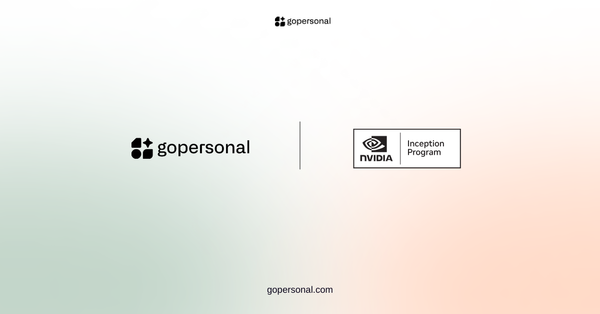 Gopersonal Selected for NVIDIA Inception Program